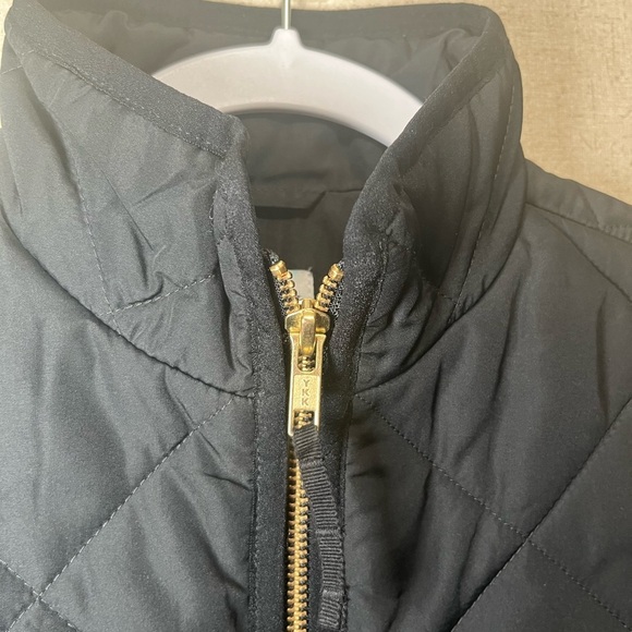 J.Crew XXS puffer vest jacket with snap pockets in black - Picture 3 of 8
